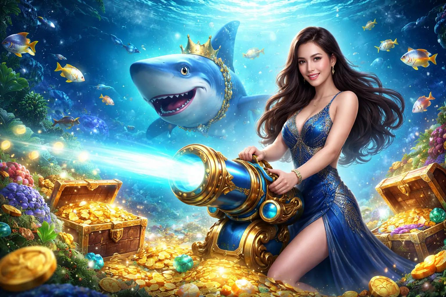 Thế giới bắn cá đại dương sâu thẳm tại gatructiep67